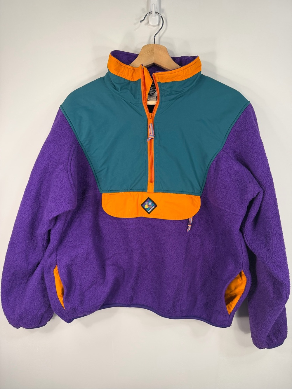 Vintage Women’s Woolrich Sigmet Gear Purple Fleece Pullover